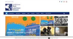 Desktop Screenshot of donlorenzomilani.it